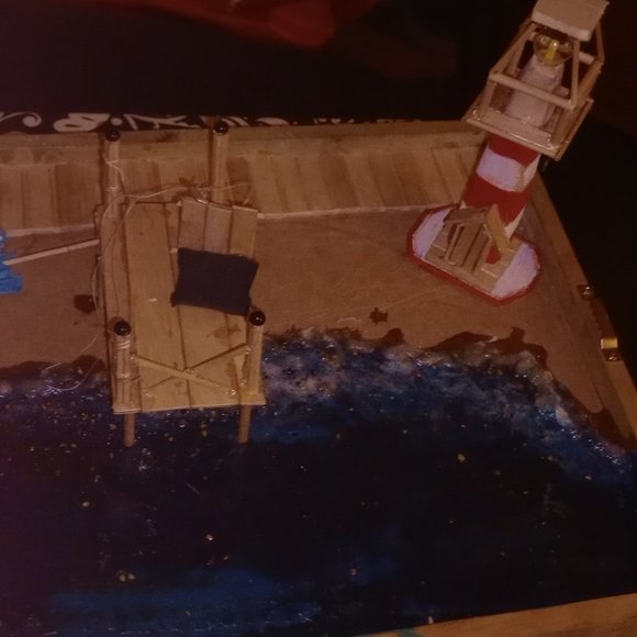 Homemade beach scene - Picture 2 of 3